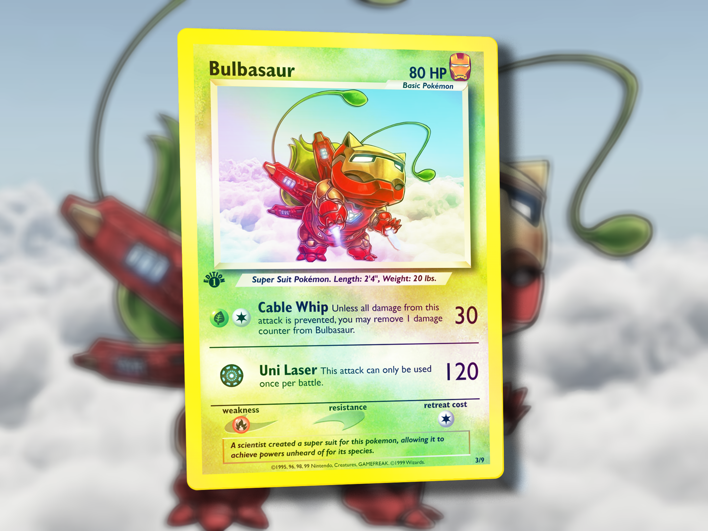 Derpy Venusaur Pokemon Card - Venusderp