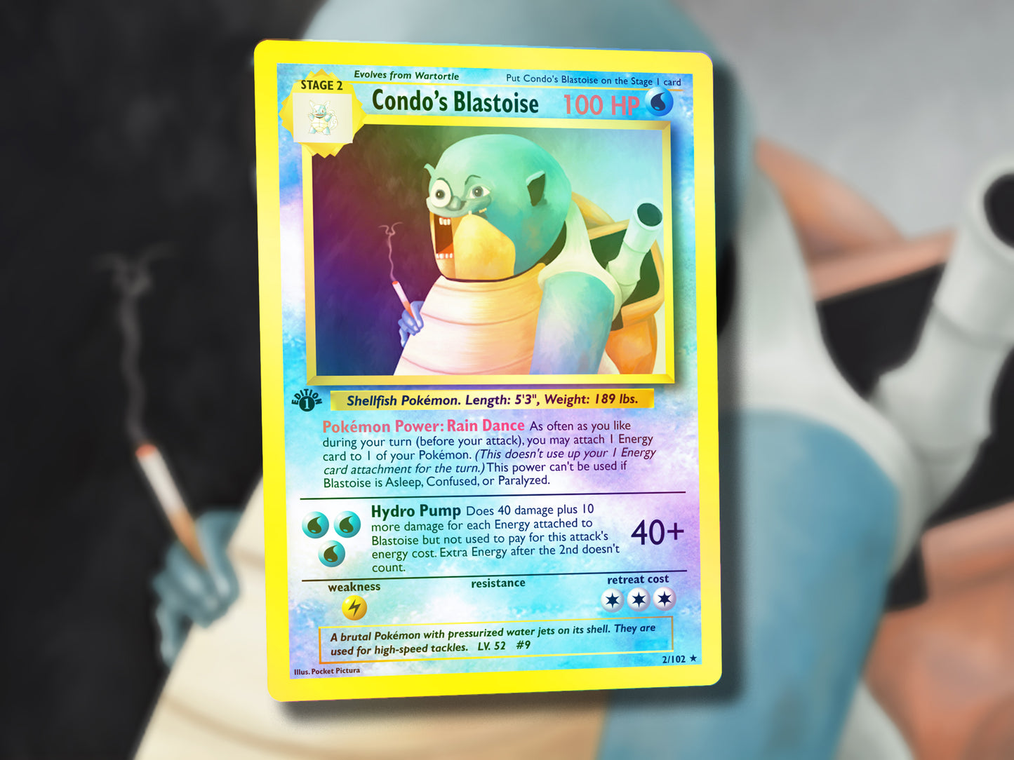 Derpy Venusaur Pokemon Card - Venusderp