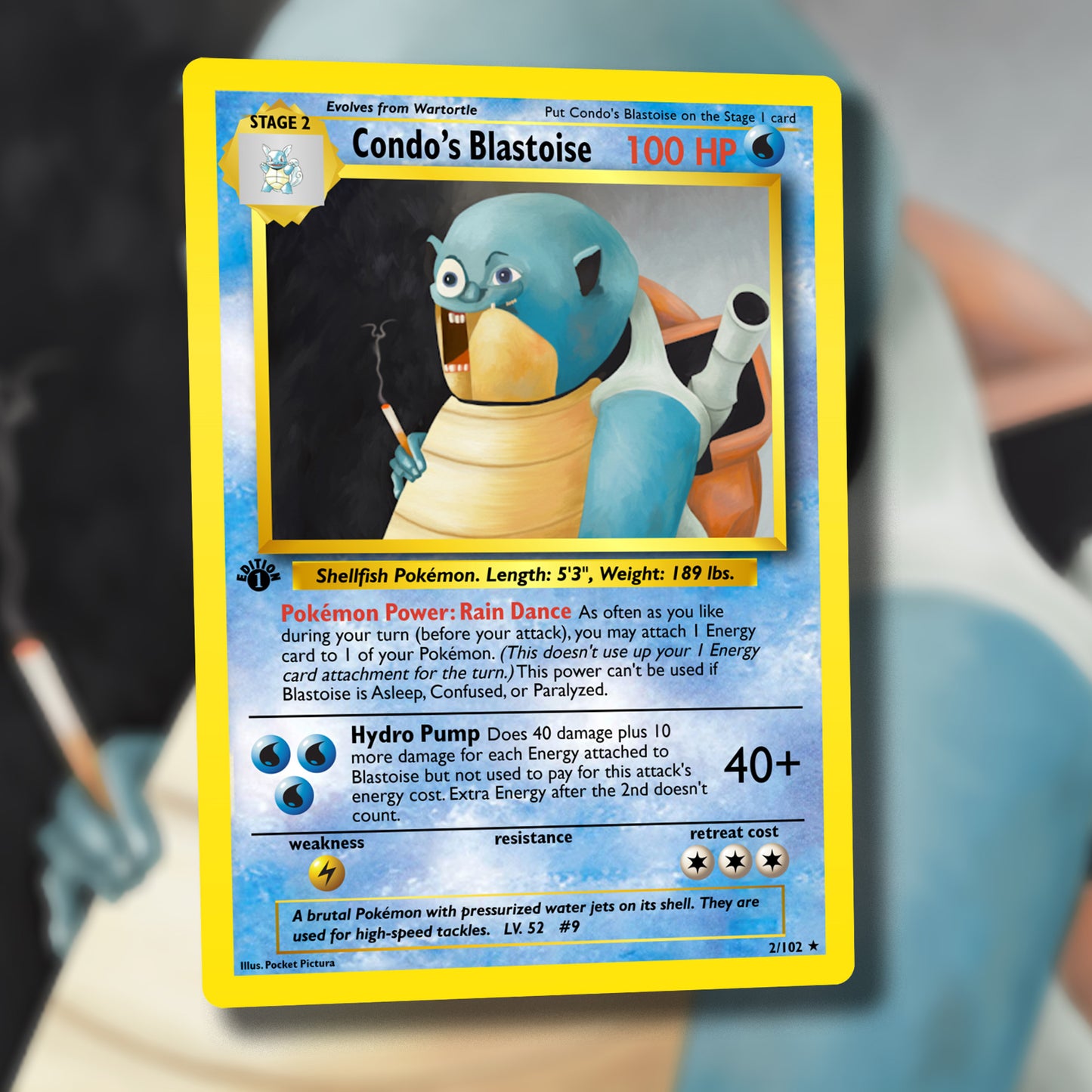 Derpy Venusaur Pokemon Card - Venusderp