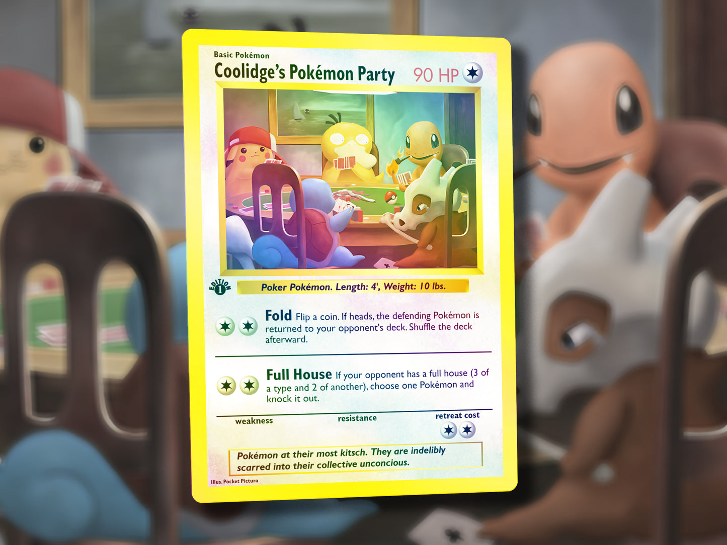 Derpy Venusaur Pokemon Card - Venusderp