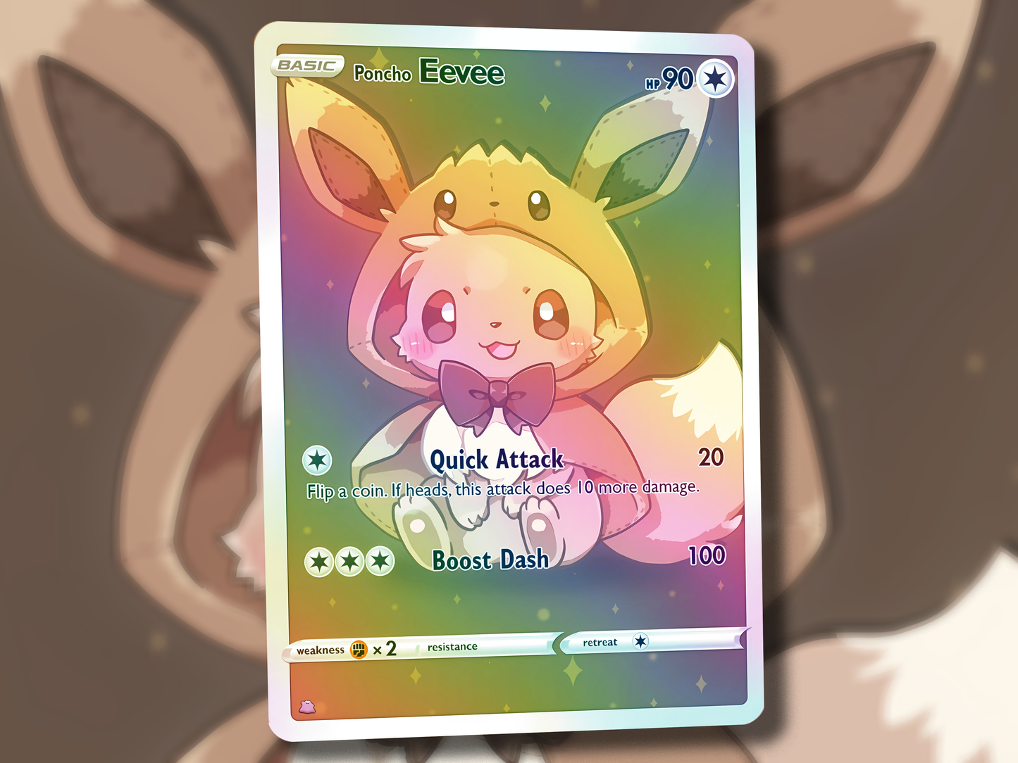 Derpy Venusaur Pokemon Card - Venusderp