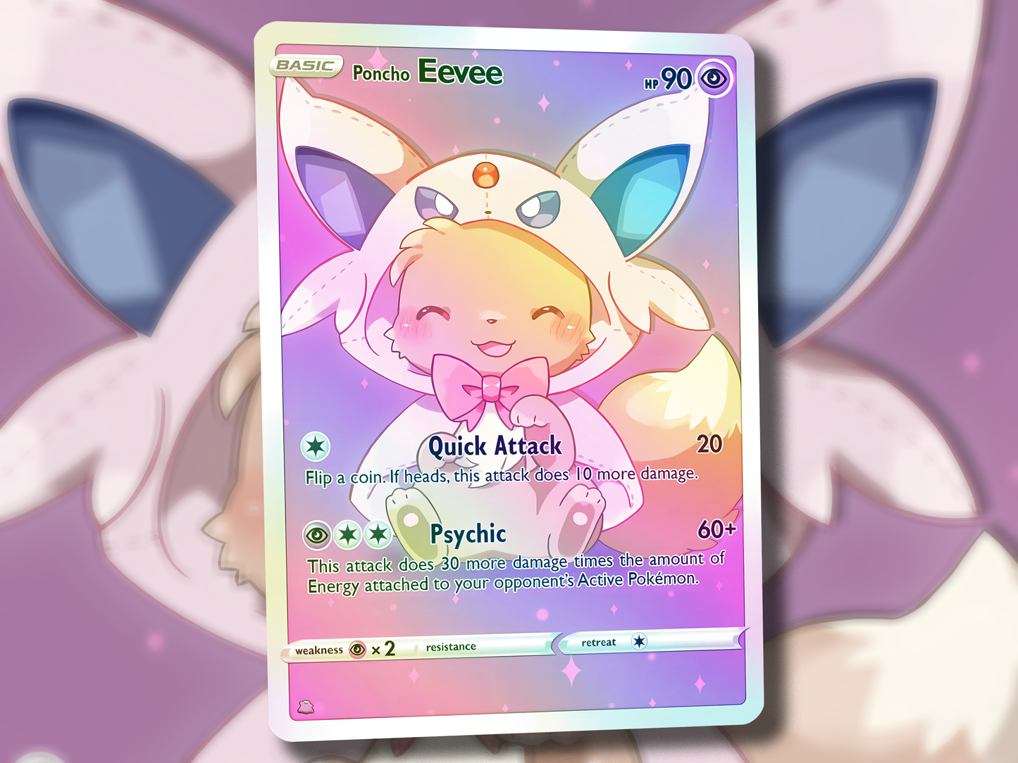 Derpy Venusaur Pokemon Card - Venusderp