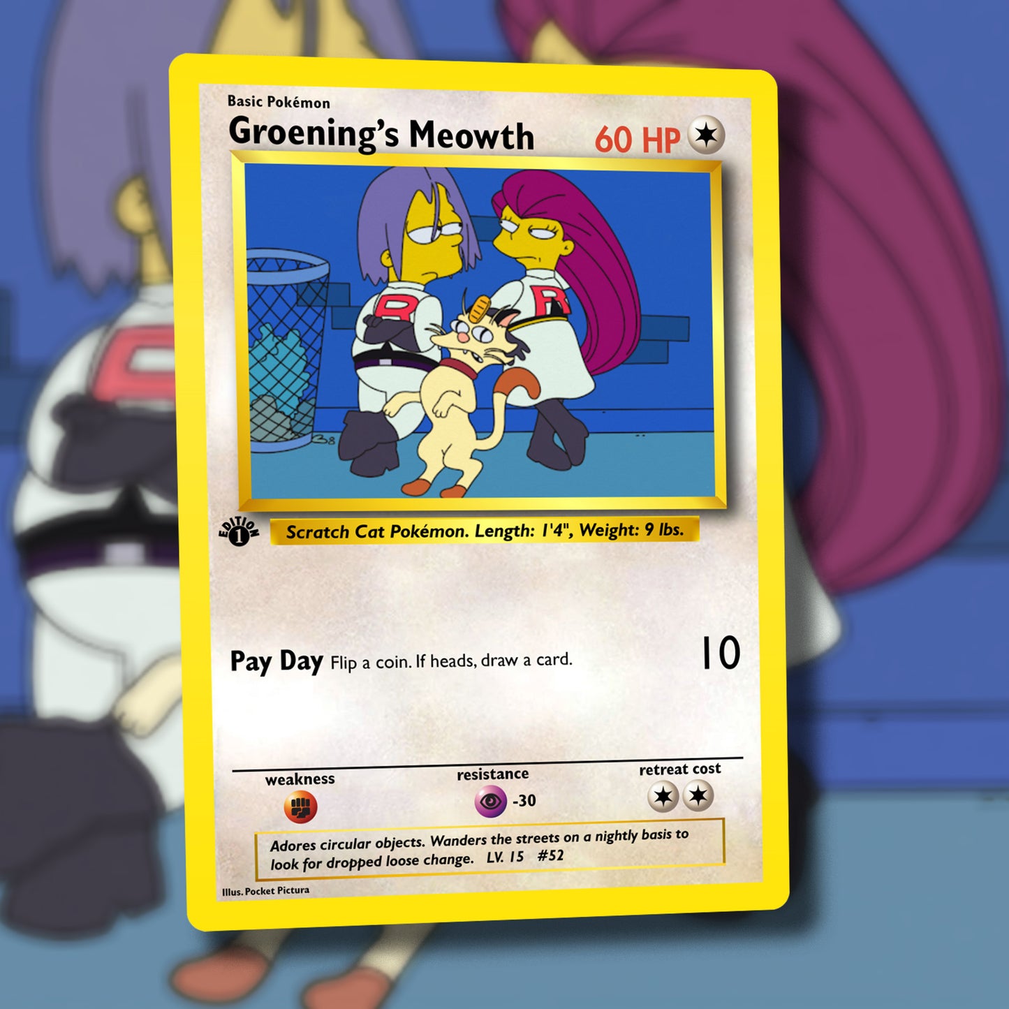 Derpy Venusaur Pokemon Card - Venusderp