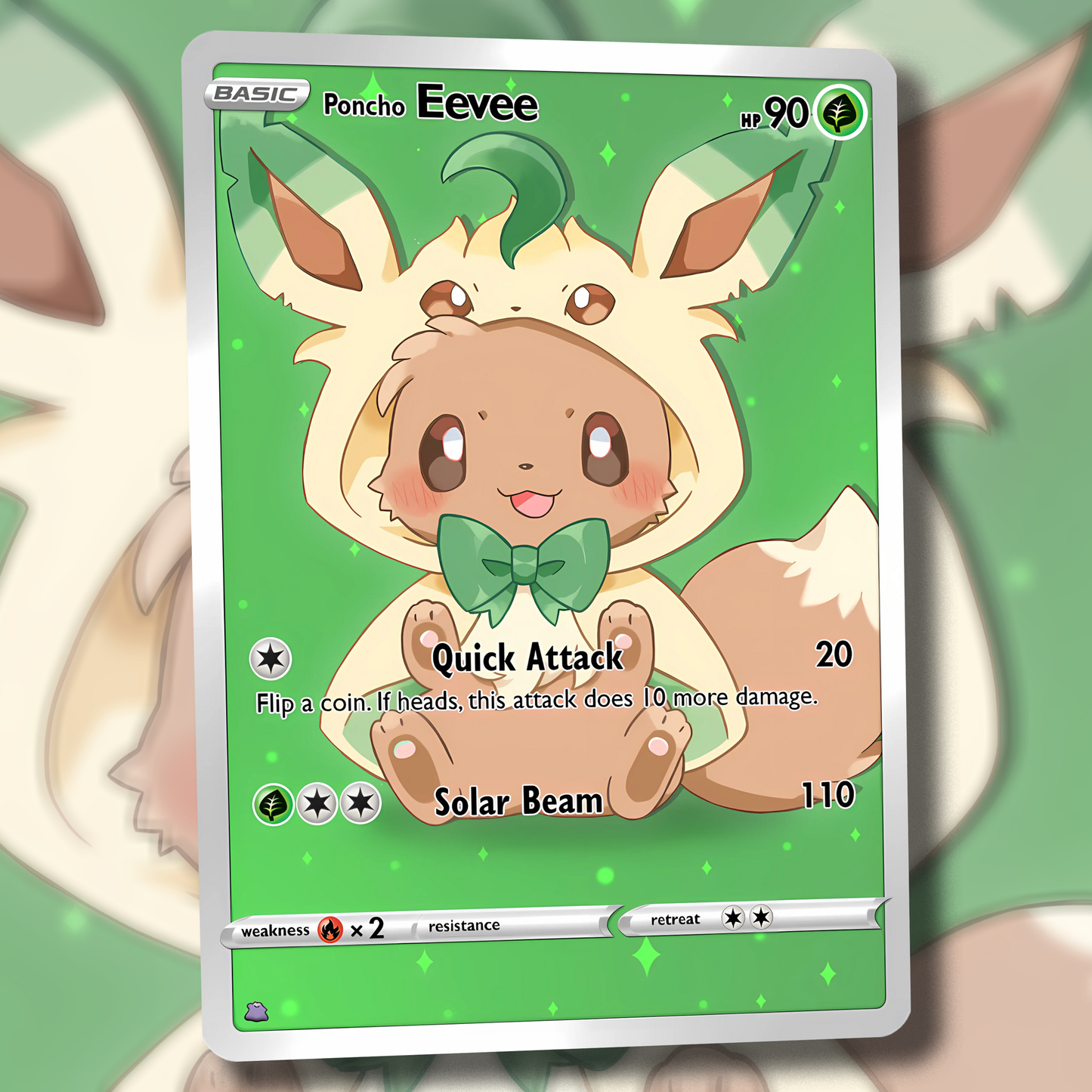 Derpy Venusaur Pokemon Card - Venusderp