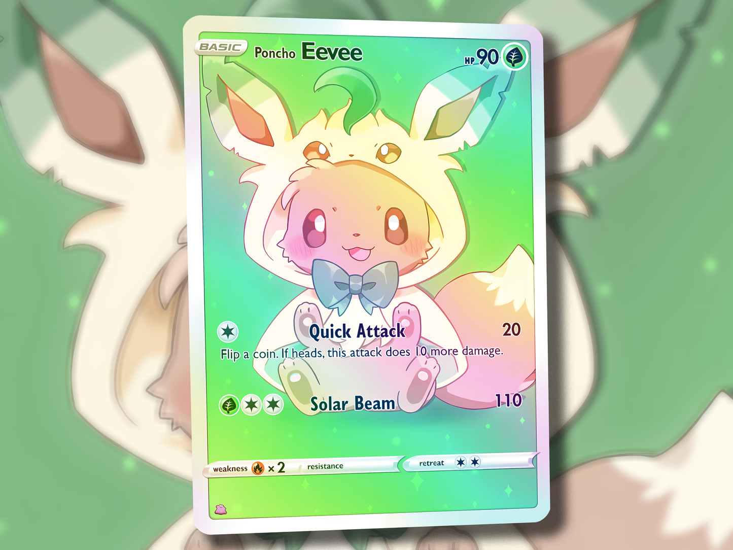 Derpy Venusaur Pokemon Card - Venusderp