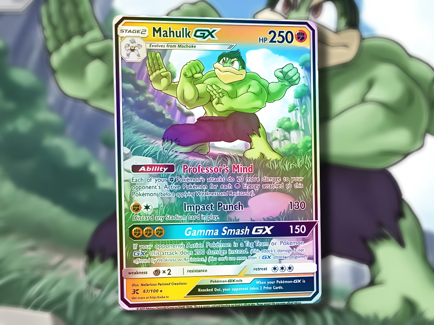 Derpy Venusaur Pokemon Card - Venusderp