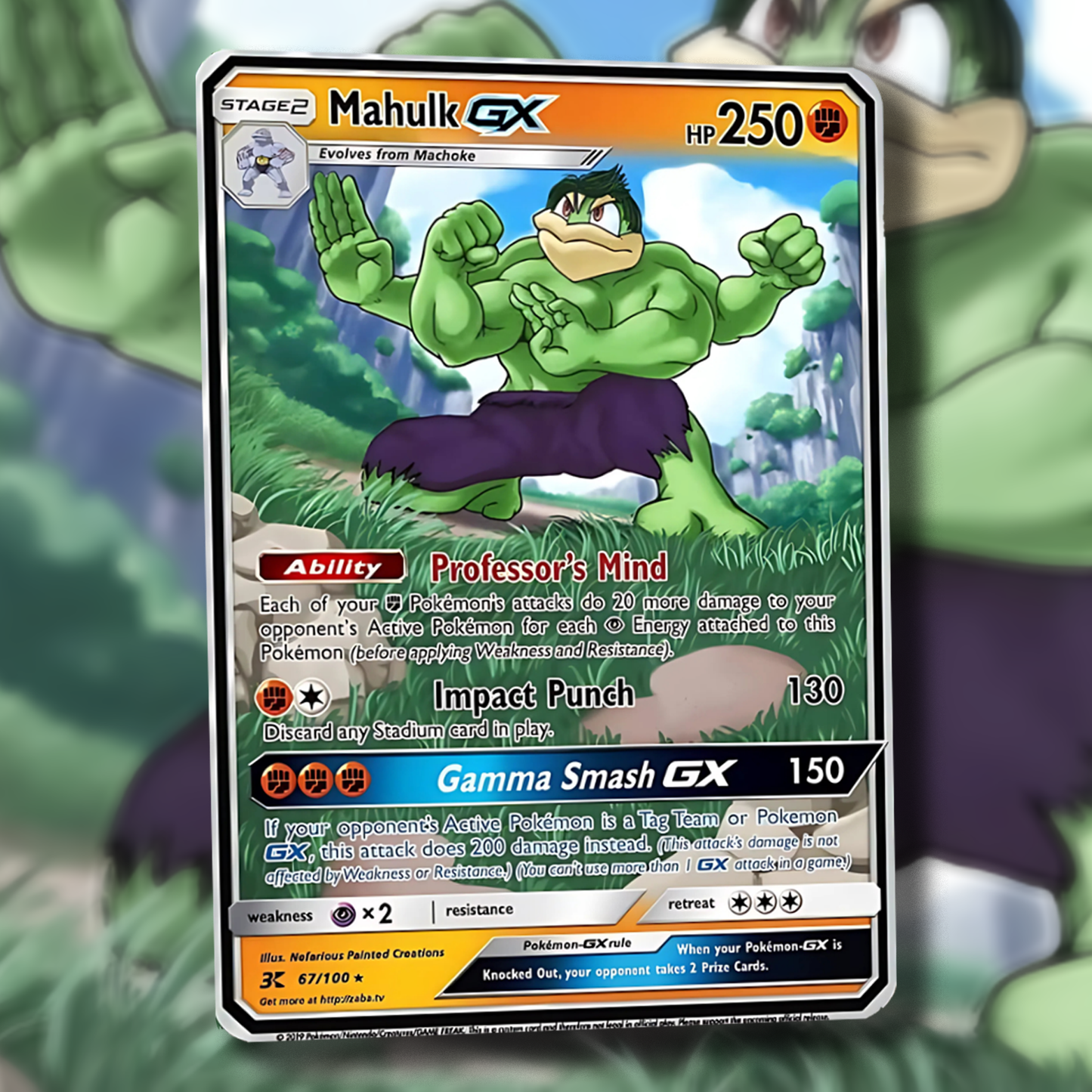 Derpy Venusaur Pokemon Card - Venusderp