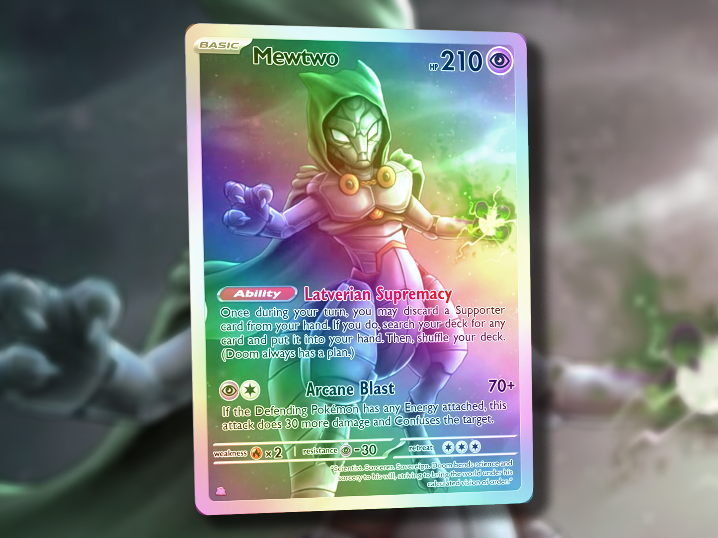 Derpy Venusaur Pokemon Card - Venusderp