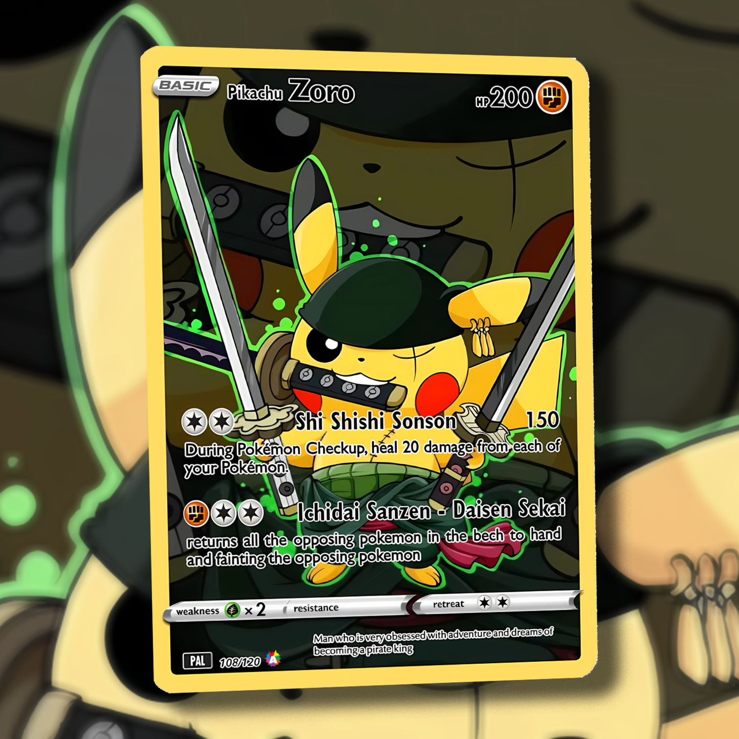 Derpy Venusaur Pokemon Card - Venusderp