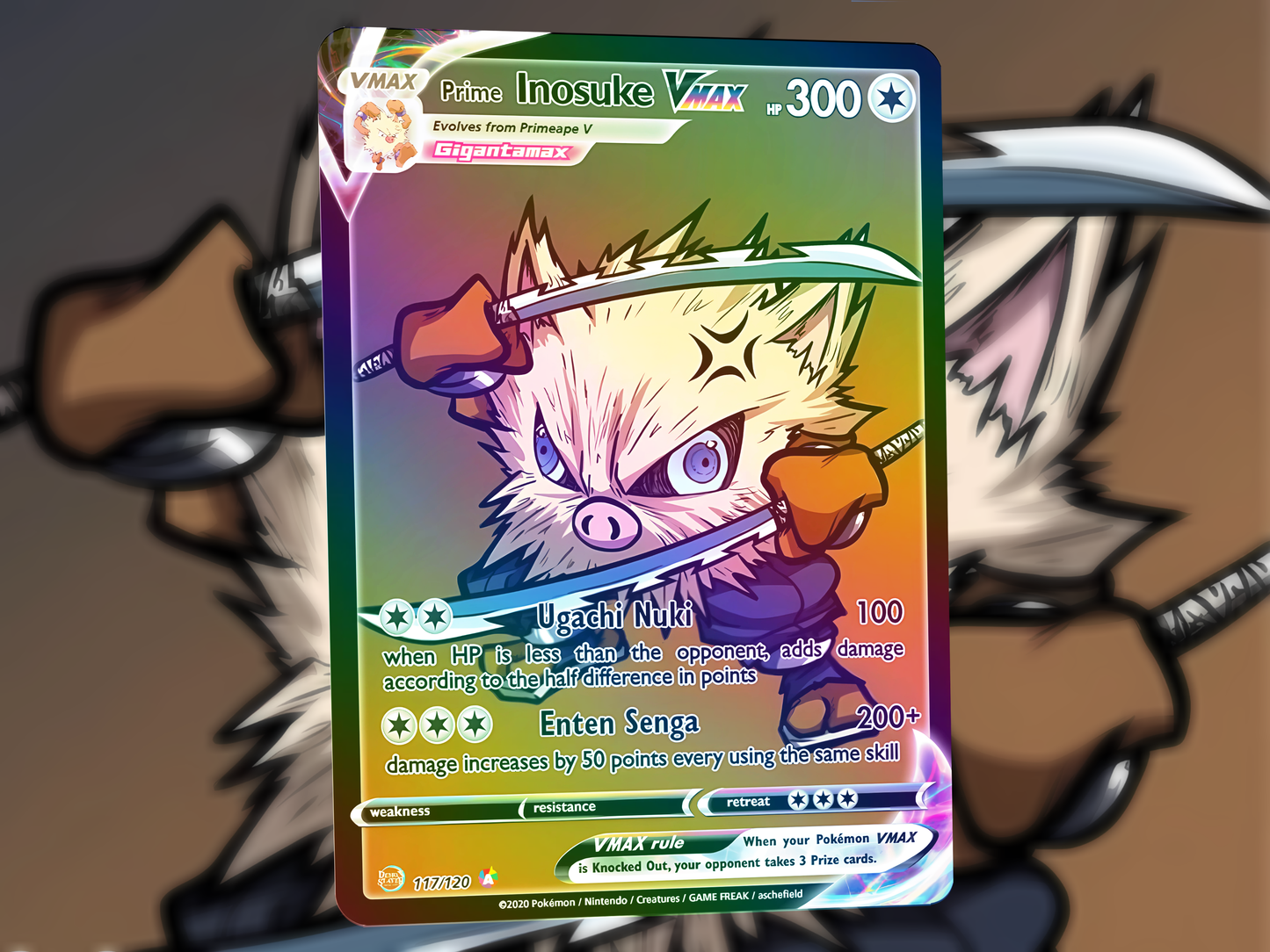 Derpy Venusaur Pokemon Card - Venusderp