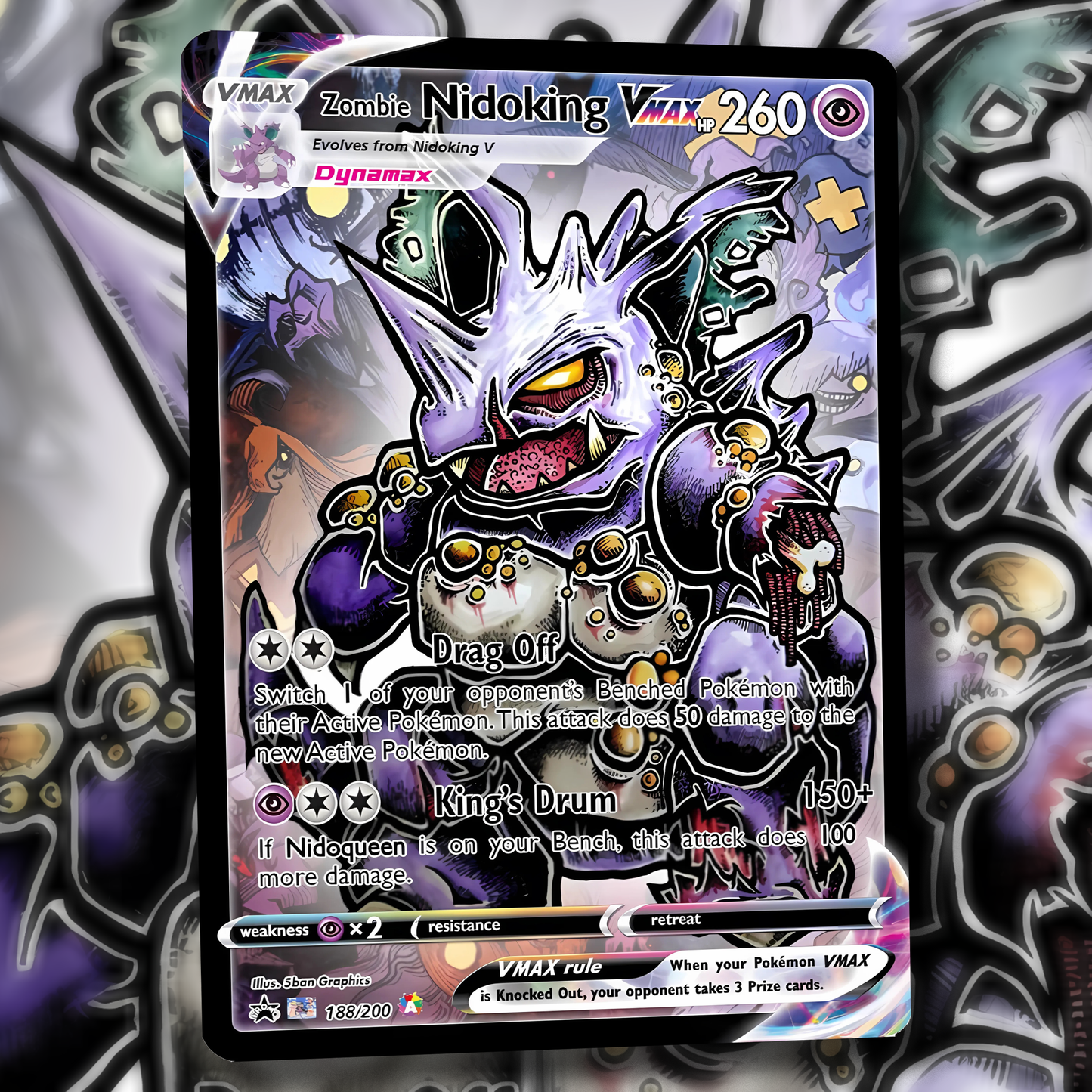 Derpy Venusaur Pokemon Card - Venusderp