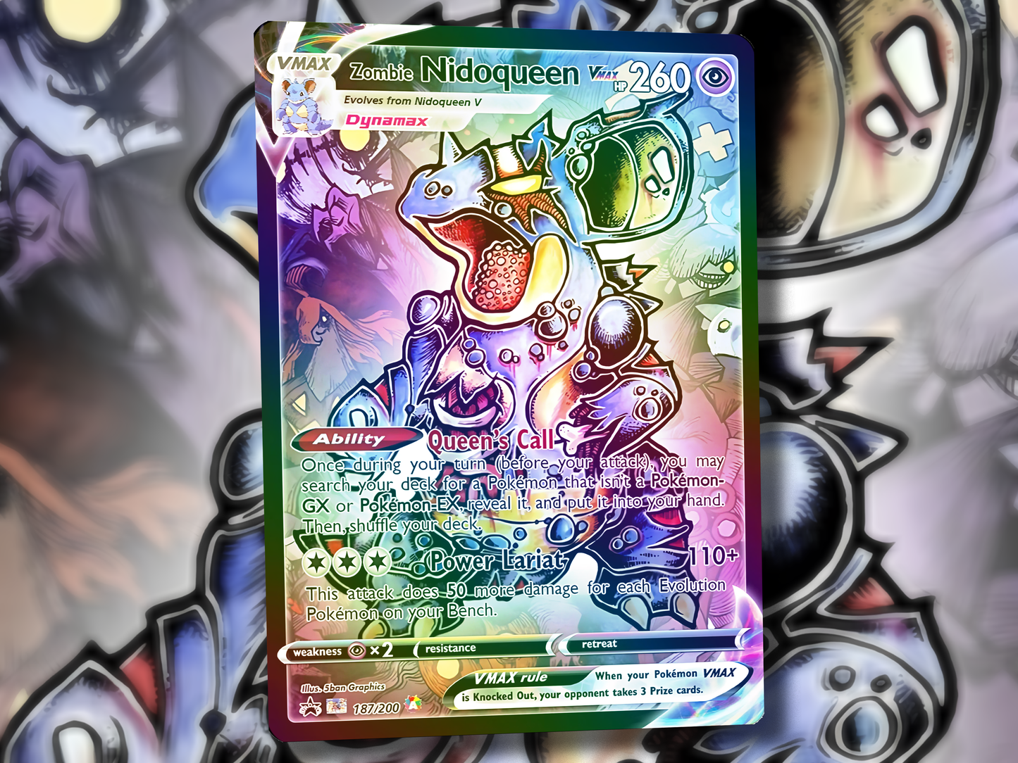 Derpy Venusaur Pokemon Card - Venusderp