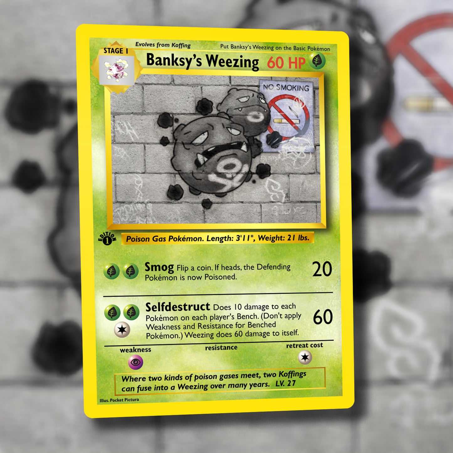Derpy Venusaur Pokemon Card - Venusderp