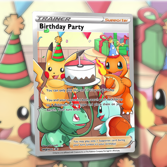 Happy Birthday Pokemon Card