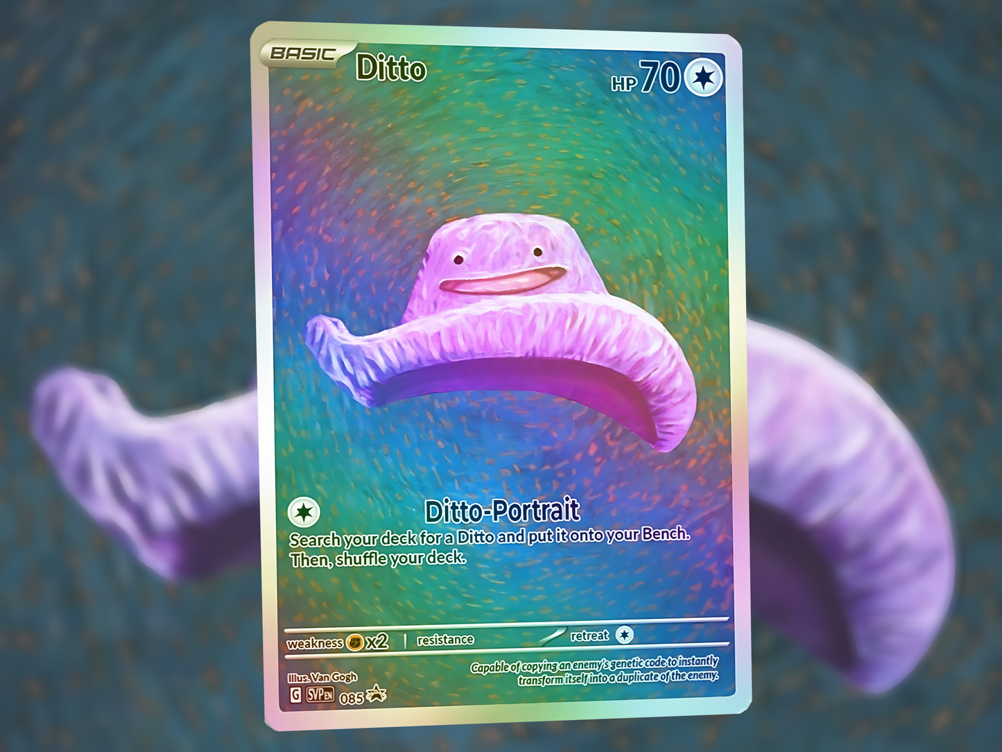 Derpy Venusaur Pokemon Card - Venusderp