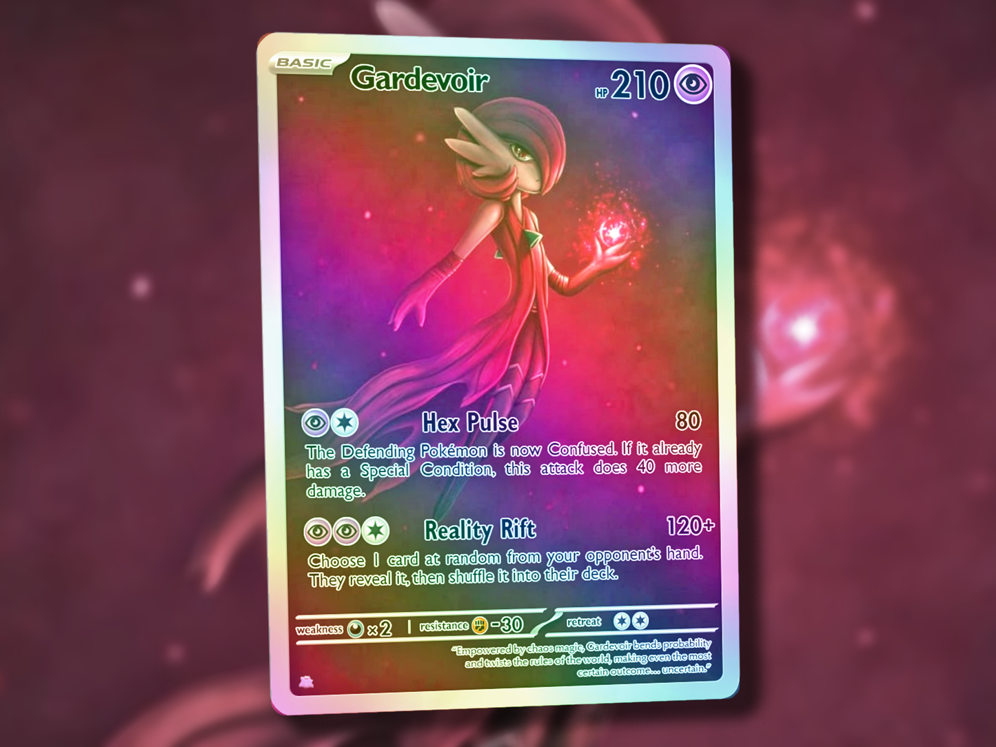 Derpy Venusaur Pokemon Card - Venusderp