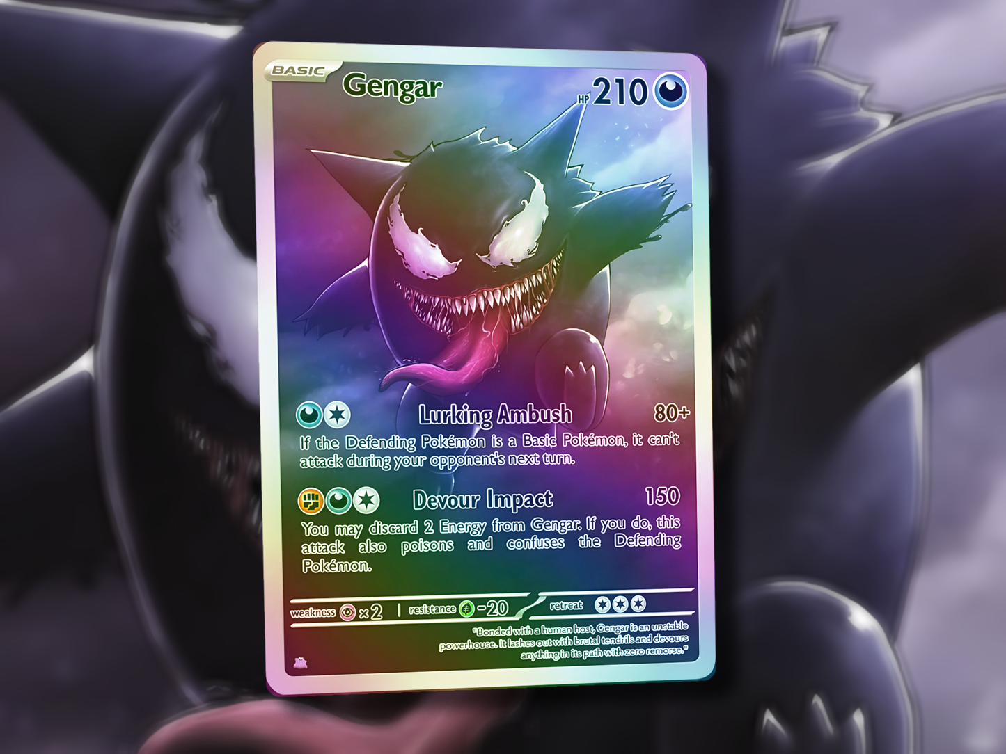 Derpy Venusaur Pokemon Card - Venusderp