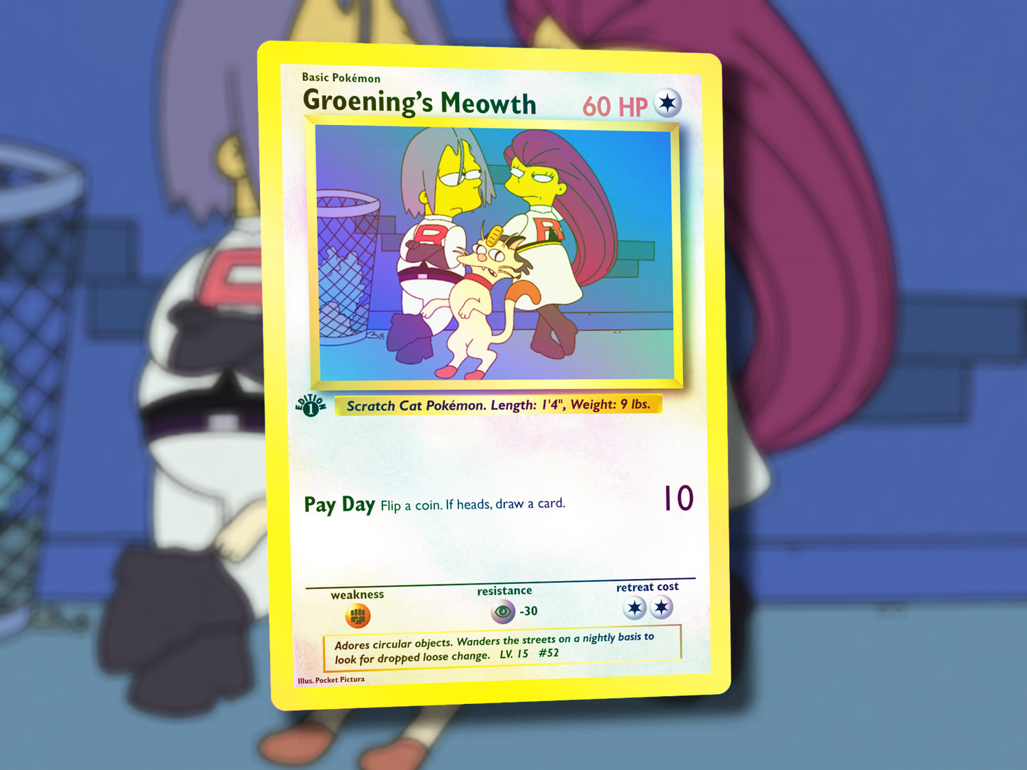 Derpy Venusaur Pokemon Card - Venusderp