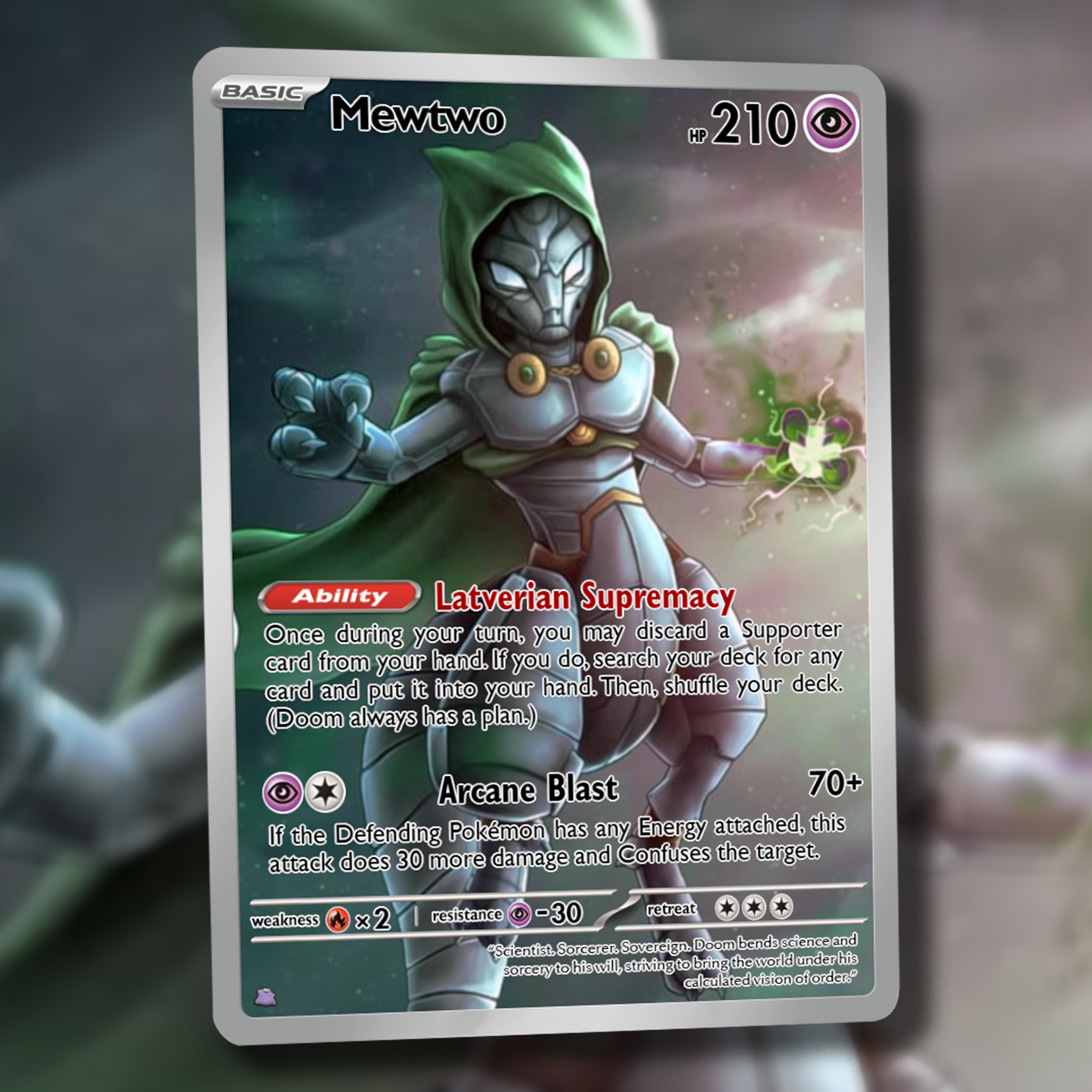 Derpy Venusaur Pokemon Card - Venusderp