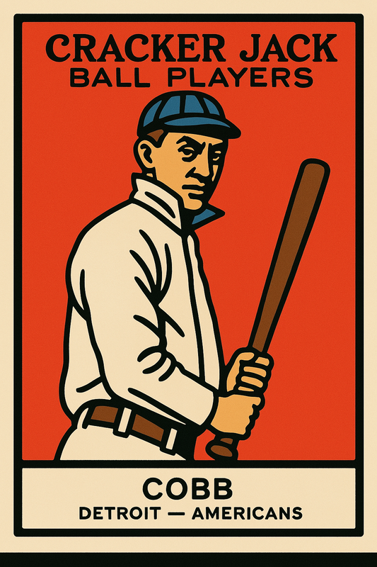 Ty Cobb Cracker Jack Card