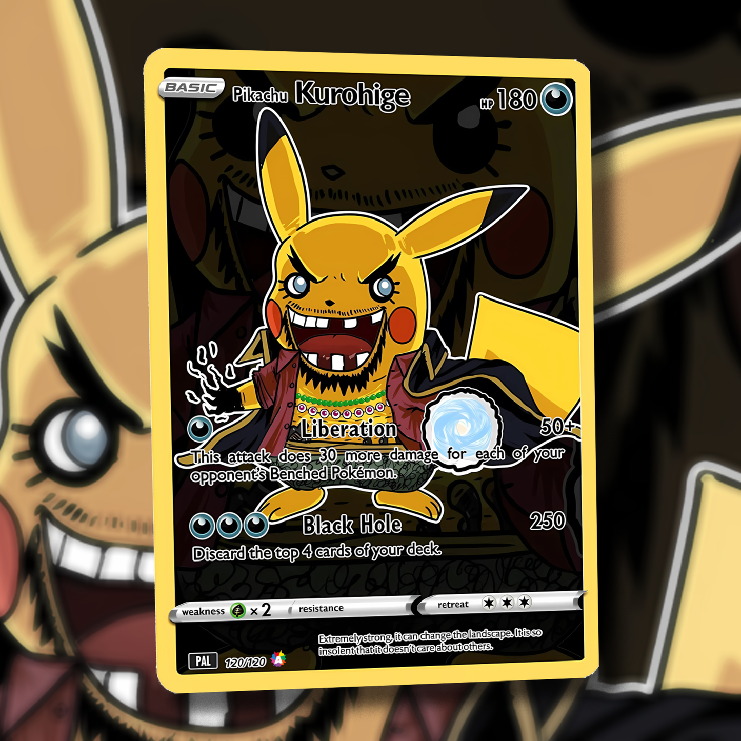 Derpy Venusaur Pokemon Card - Venusderp