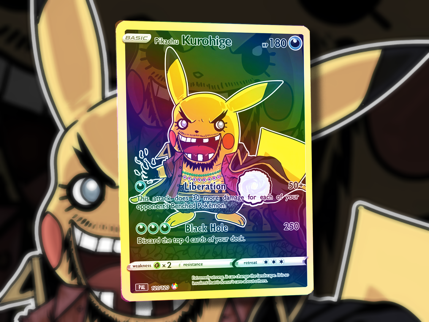 Derpy Venusaur Pokemon Card - Venusderp