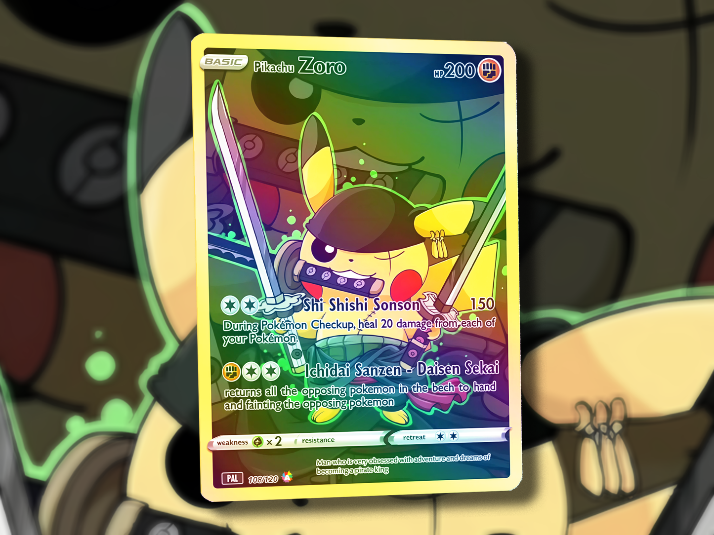 Derpy Venusaur Pokemon Card - Venusderp