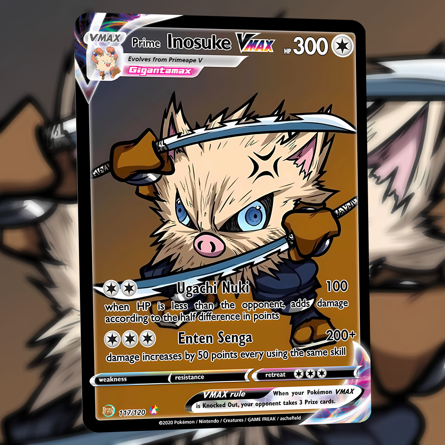 Derpy Venusaur Pokemon Card - Venusderp