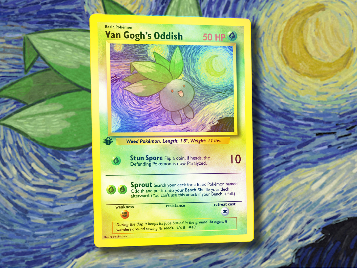 Derpy Venusaur Pokemon Card - Venusderp