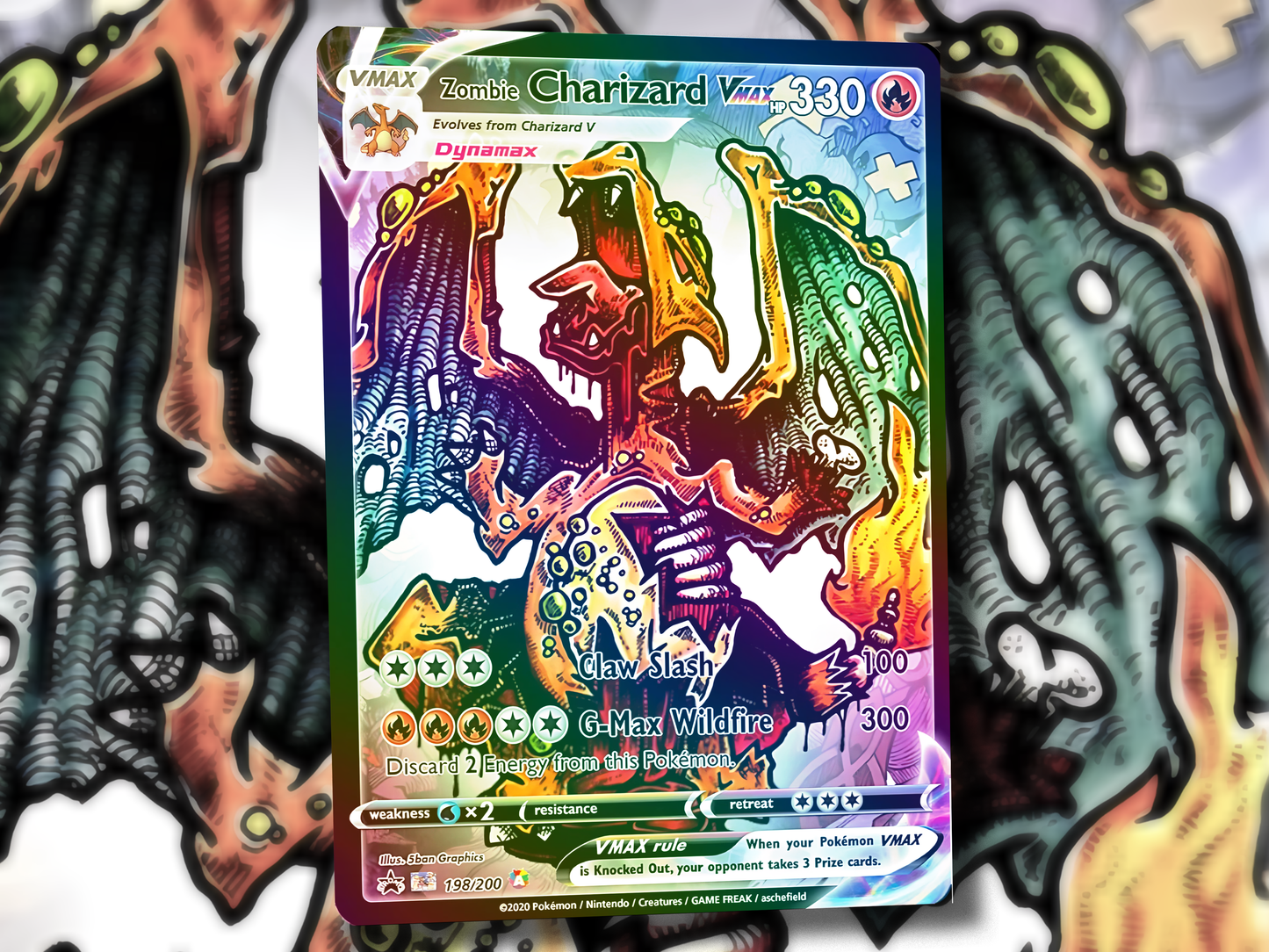 Derpy Venusaur Pokemon Card - Venusderp