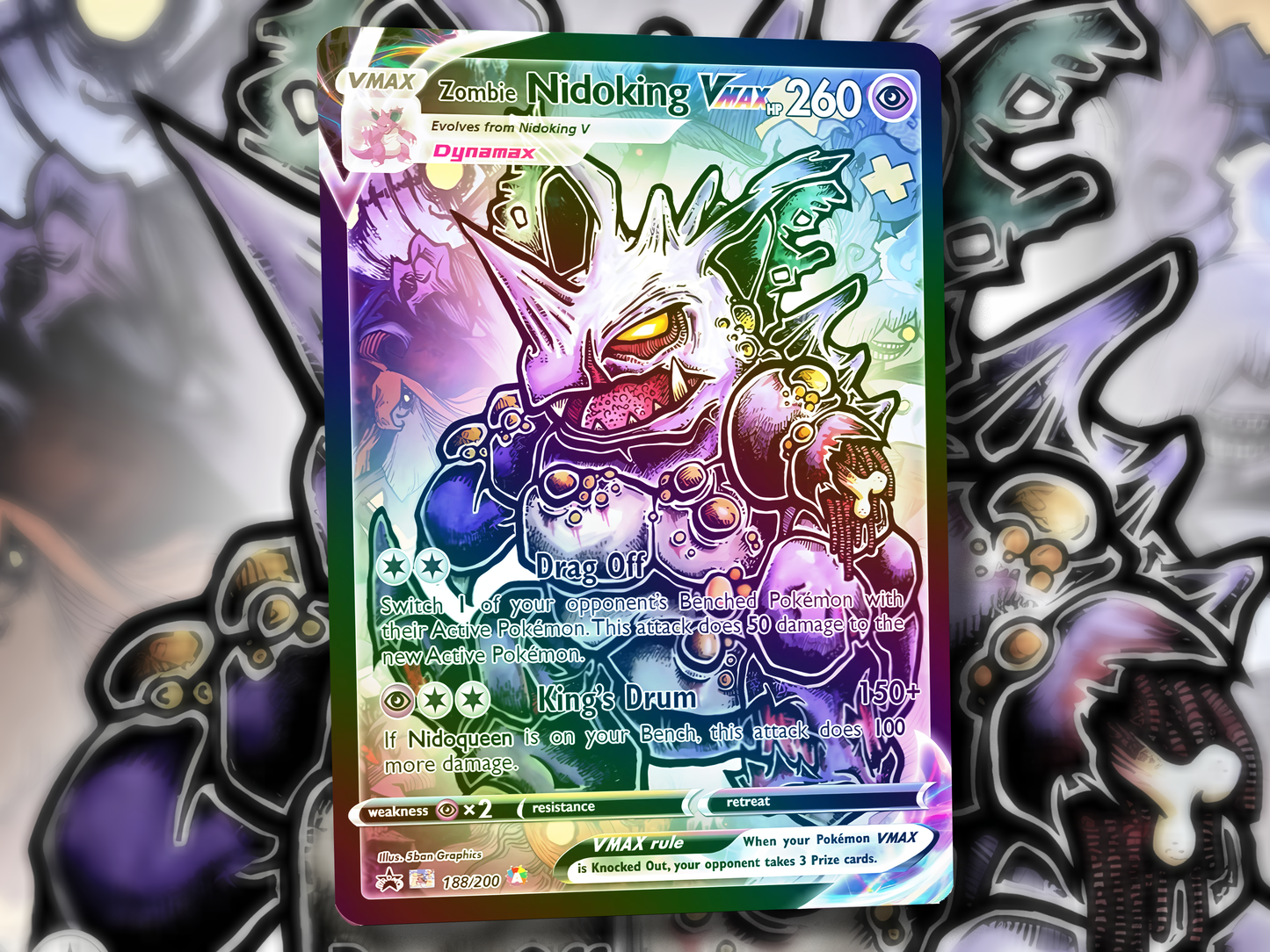 Derpy Venusaur Pokemon Card - Venusderp
