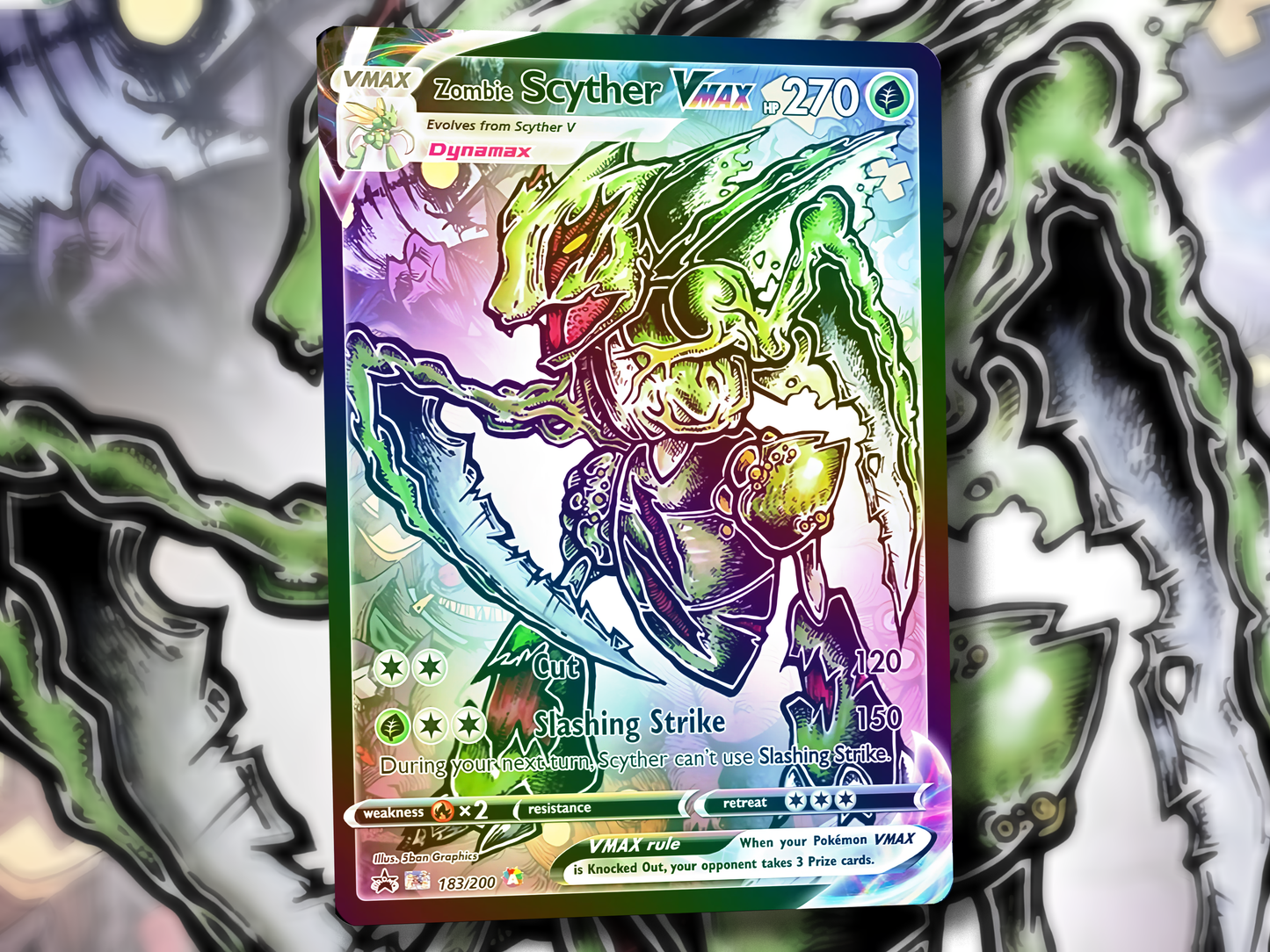 Derpy Venusaur Pokemon Card - Venusderp
